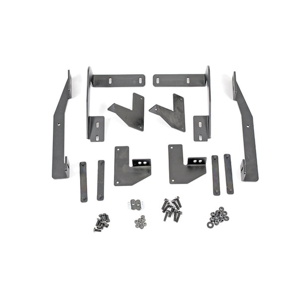 Hands On 2011-2015 Durango & Cherokee Running Board Nxc Brackets - Black HA395426 - main